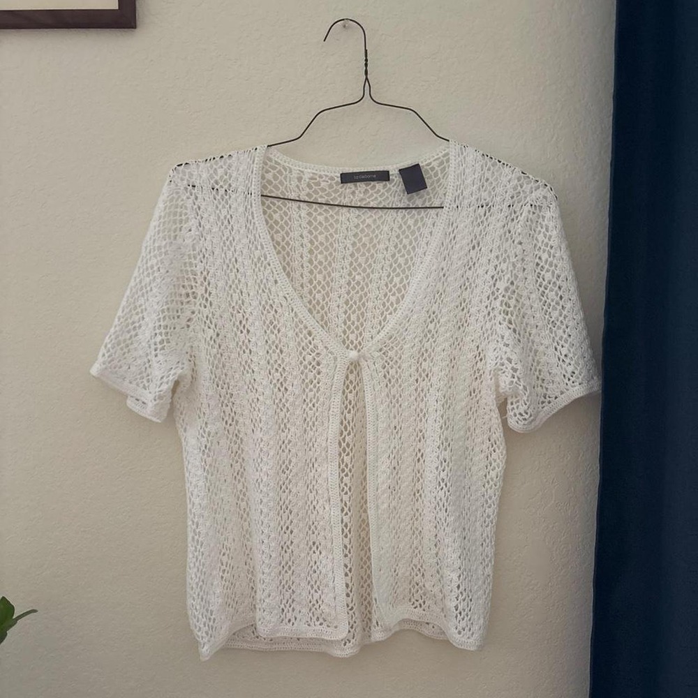 Liz Claiborne Crochet top